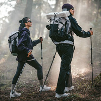 NatureHike挪客氦25L双肩包 户外徒步登山骑行大容量休闲通勤背包超轻防泼水 鹿皮褐/25L/赠个性魔术贴*2