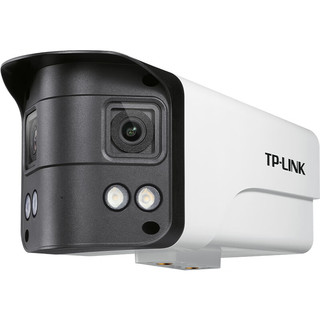 TP-LINK 超广角监控摄像头 人车识别手机远程全彩室外防水家用高清网络监控器拾音枪机TL-IPC544VE-W2.8