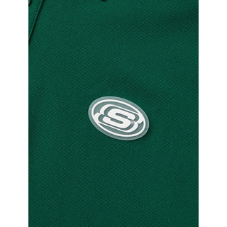 斯凯奇（Skechers）男子运动T恤L224M051 常绿色/001Z M