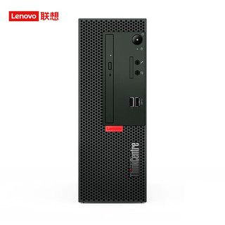 Lenovo 联想 ThinkCentre M750e 23.8英寸显示器 商用台式机 黑色（酷睿i5-12400、核芯显卡、8GB、512GB SSD）
