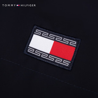 TOMMY HILFIGER【龙年系列】 24早春童装男双面穿刺绣立领马甲TH2412074 藏青印花/红黑拼接654 S/140cm