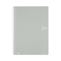 KOKUYO 国誉 办公用品笔记本软环80张半B5方格银色精致