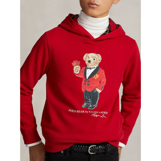 Polo Ralph Lauren 拉夫劳伦 男童 24年早春Polo Bear连帽衫RL41066 600-红色 6