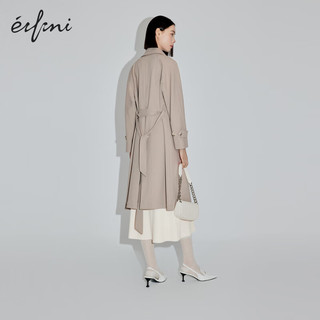 伊芙丽（eifini）【商场同款】伊芙丽风衣1F2160101K 灰驼色 150/76A/XS