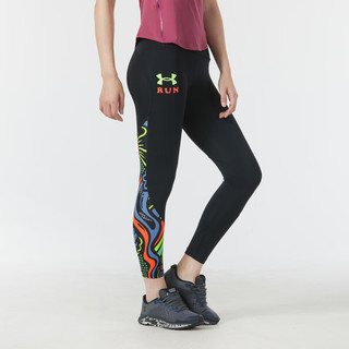 安德玛（UNDERARMOUR）UA女裤 运动裤跑步裤瑜伽训练长裤时尚潮流透气舒适紧身裤 1367342-001 XS