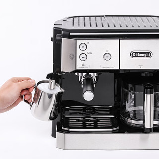 Delonghi咖啡机 半自动咖啡机 意式美式 家用 泵压滴滤二合一 BCO 421.S