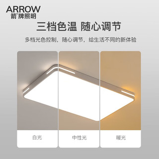 ARROW箭牌照明 大客厅灯卧室灯具吸顶灯具套餐北欧餐厅灯 三室一厅 4灯-套餐C