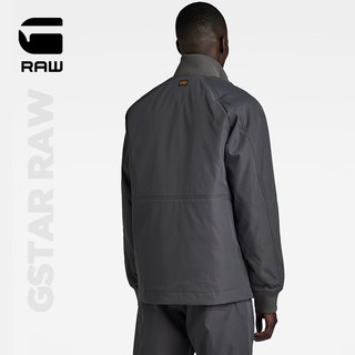 G-STAR RAW2024春秋款男士拒水夹克外套潮流休闲高端行政夹克D24294 浅灰色 厚款 XS