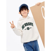 little MO&Co.亲子装 little moco童装24春装男女童连帽长袖卫衣KBD1SWS015 杏花色 130/64