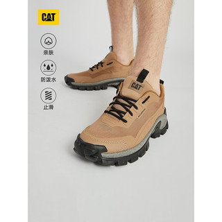 CAT卡特24春季男女同款户外防水舒适休闲鞋老爹鞋 棕色 40