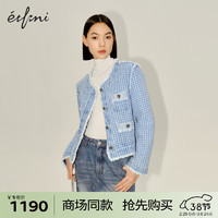 伊芙丽（eifini）伊芙丽短外套1F1210271 牛仔蓝 160/84A/M