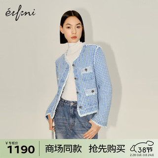 伊芙丽（eifini）伊芙丽短外套1F1210271 牛仔蓝 160/84A/M