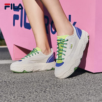 FILA 斐乐 女鞋ROCK摩登帆布鞋2024夏时尚休闲鞋运动鞋 37.5