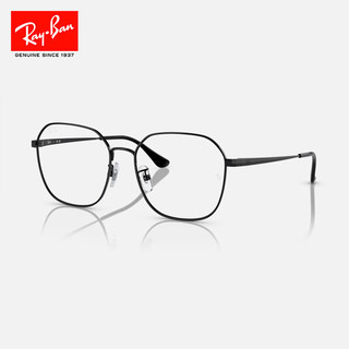 Ray-Ban 雷朋 RayBan）光学镜架金属不规则大框眼镜男女款近视眼镜框0RX6490D 2509黑色镜框