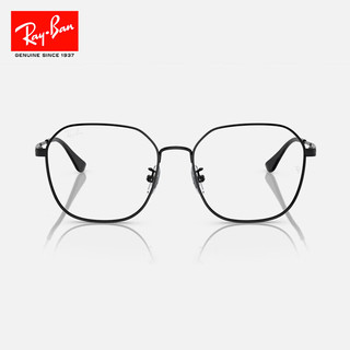 Ray-Ban 雷朋 RayBan）光学镜架金属不规则大框眼镜男女款近视眼镜框0RX6490D 2509黑色镜框