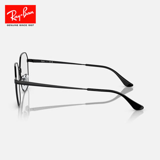 Ray-Ban 雷朋 RayBan）光学镜架金属不规则大框眼镜男女款近视眼镜框0RX6490D 2509黑色镜框