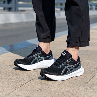 亚瑟士（ASICS）男鞋跑步鞋 24春GEL-KAYANO 30铂金款专业稳定支撑运动跑步鞋 KAYANO 30/黑灰色/热推款 40码/252.5mm