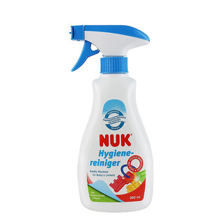 NUK宝宝衣物餐盘玩具奶嘴奶渍温和喷雾清洗剂360ml