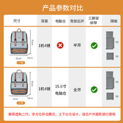 Cwatcun 香港品牌单反双肩相机包防水微单适用于尼康佳能索尼户外摄影包