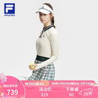 斐乐（FILA）女子连衣裙两件套2024春季修身网球运动连衣裙 满印一-ZA 175/92A/XL