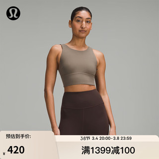 lululemon丨 Align™ 女士高领口运动内衣 C/D LW2DPYS 游牧灰 10