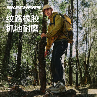 斯凯奇Skechers云海 2024春男女款户外徒步登山鞋缓震运动鞋 棕褐色/黑色/TNBK(男) 39.5