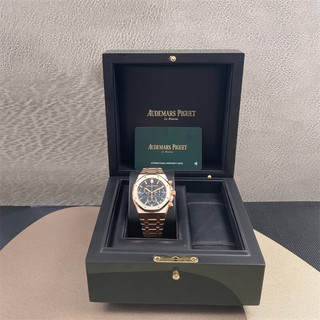 爱彼（Audemars Piguet）26240OR.OO.1320OR.05皇家橡树系列18k全玫瑰金自动机械男表 保卡日期9月