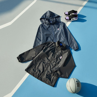 NBA ICON系列 联盟款黑色防水拉链外套男春季运动休闲外套运动休闲服 联盟/藏青色 XL