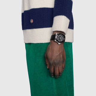 GUCCI古驰Gucci Dive系列男士腕表,45毫米 黑色橡胶 均码