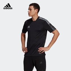 adidas 阿迪达斯 胜道运动 阿迪达斯 adidas TIRO JSY WORD R男装足球运动短袖T恤GQ1037 GQ1037 A/M
