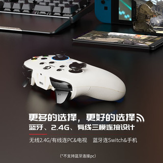 gaishi 盖世 小鸡GAMESIR T4pro无线游戏switch手柄PC电脑Steam使命游戏召唤幻塔原神塞尔达王国之泪白色