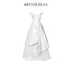 Vivienne Westwood 新娘造型 — Nebula真丝长礼服P00802191 白色 XS