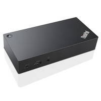 Lenovo 联想 ThinkPad 40AY0090CN USB-C Dock 桌面扩展器  X1 X390X280T490T480X280适用Type-C接口