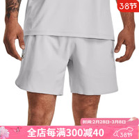 安德玛（UNDERARMOUR）运动短裤男裤夏季Woven 6跑步训练休闲速干裤 Halo Gray XXL