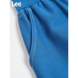 Lee儿童牛仔裤男女童2024百搭休闲时尚宽松运动针织长裤童装 灰蓝色 160cm