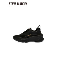 STEVE MADDEN/思美登厚底休闲运动老爹鞋女 BELISSIMO 黑金色 39