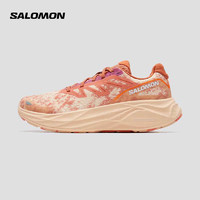 萨洛蒙（Salomon）女款 户外运动轻量舒适稳定透气路跑跑步鞋 AERO GLIDE 2 桃石英 474266 3.5 (36)