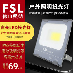 FSL 佛山照明 LED投光灯 大功率户外防水泛光灯景观亮化投射灯路灯