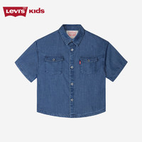 LEVI'S儿童童装衬衫LV2422268GS-001 河床蓝 160/80