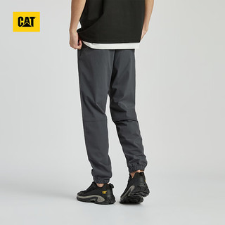 CAT卡特24春夏男士休闲运动隐形拉链设计速干休闲裤 深灰色 L