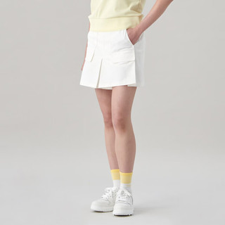 卡拉威（Callaway）卡拉威高尔夫服装女装短裙24夏季运动休闲百搭廓形裙裤 白色 XS