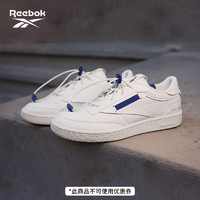 Reebok锐步24春夏新男女CLUB C 85 VEGAN小白板鞋 100072089 37.5 (24cm),US: 6