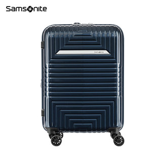 新秀丽（Samsonite）可扩展登机箱拉杆箱线条设计万向轮20英寸/24英寸 黑色 DK0 深蓝色 24英寸