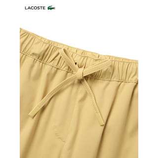 LACOSTE法国鳄鱼女装24春季纯色简约休闲运动裤长裤HF3877 IXQ/可颂色 40 /170