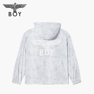 BOY LONDON春夏24款长袖logo满印薄款双色防晒服N23920 灰色 XL