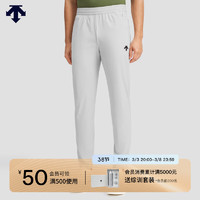 DESCENTE迪桑特综训训练系列运动男士针织运动长裤夏季 LG-LIGHT GRAY XL(180/88A)