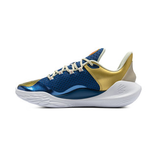 安德玛 UNDERARMOUR）春夏库里Curry 11男女运动篮球鞋3026617 柠檬冰黄300 44