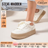 STEVE MADDEN /思美登休闲面包鞋厚底溶解鞋女 ATHENS 米白色 35