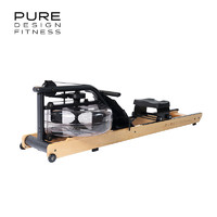 沃特罗伦（WaterRower）家用水阻划船机室内器材PureDesign VR2 VR2 榉木（轨道雕刻logo）- 单品