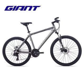 捷安特（GIANT）【海外】atx660山地车自行车机械双碟刹越野减震成人公路 ATX660炭黑 铝合金车架 21速 26英寸